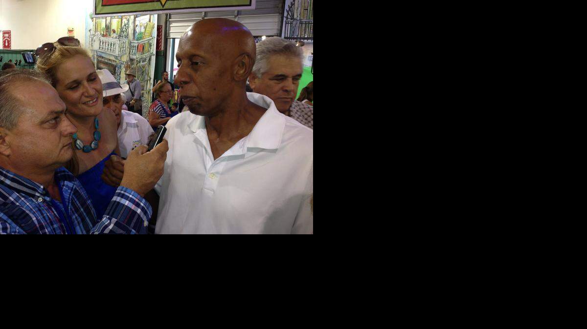 
El opositor cubano Guillermo Fariñas en Cuba Nostalgia, en Miami, en el 2013.
