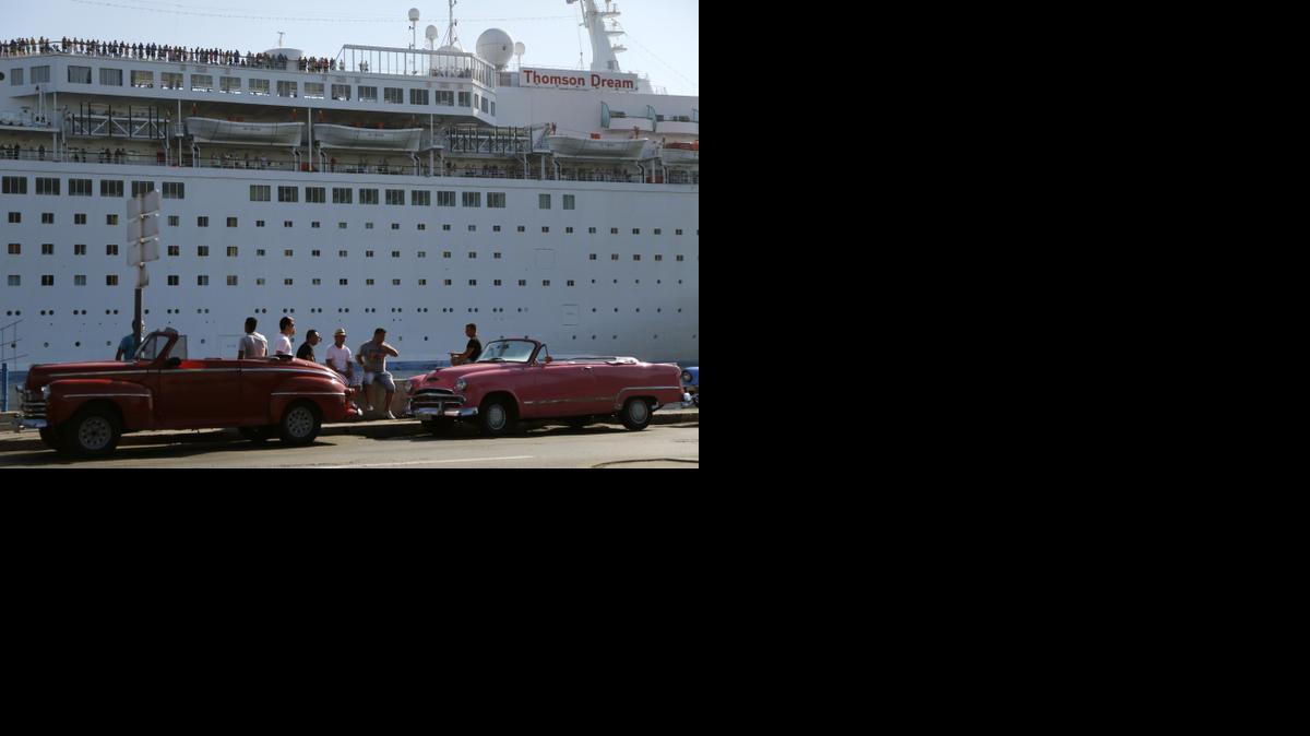 
Un crucero llega al puerto de La Habana, el 19 de marzo. 
