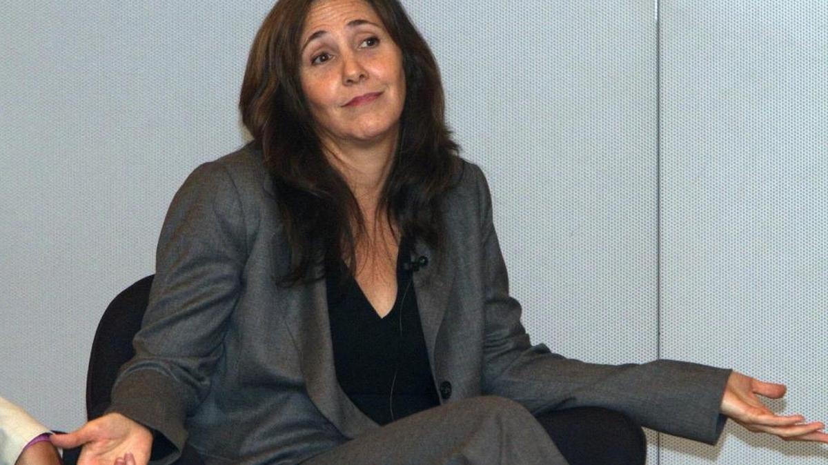 Mariela Castro, directora del Centro Nacional de Educación Sexual (CENESEX) e hija del presidente cubano Raúl Castro, habla durante un debate sobre los derechos de los homosexuales, bisexuales y transexuales en la sociedad cubana, en la Biblioteca Paablica Central de Nueva York en el 2012.