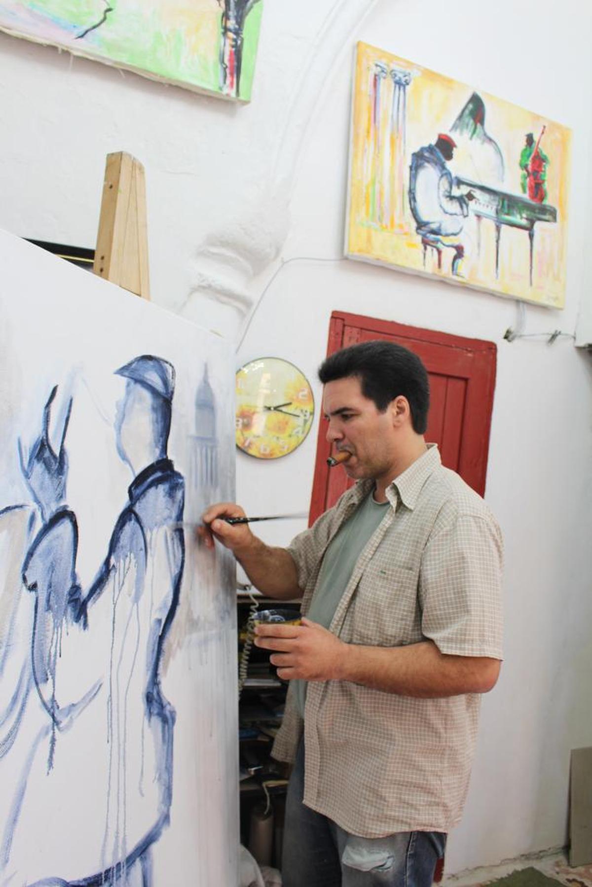 Luis Puerta Batista, artista de 46 años, dice que el pueblo cubano está esperando de los nuevos líderes una respuesta a sus preocupaciones.