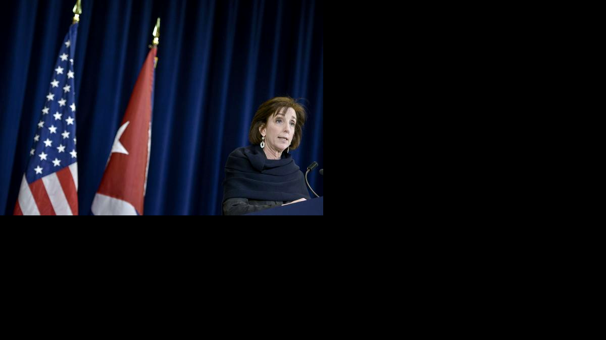 
Roberta Jacobson, subsecretaria de Estado para América Latina, durante una conferencia de prensa el viernes 27 de febrero en Washington.
