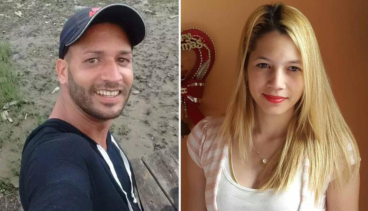 Dunieski Eliades Lastre Sedeño, izquierda, migrante cubano asesinado en Turbo. A la derecha, Edelvis Martínez Aguilar, joven cubana que encontró la muerte de igual modo.