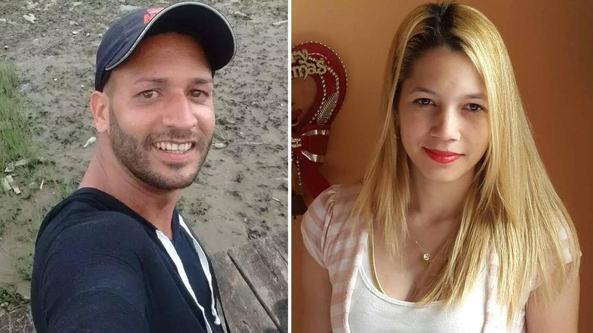 Dunieski Eliades Lastre Sedeño, izquierda, migrante cubano asesinado en Turbo. A la derecha, Edelvis Martínez Aguilar, joven cubana que encontró la muerte de igual modo.