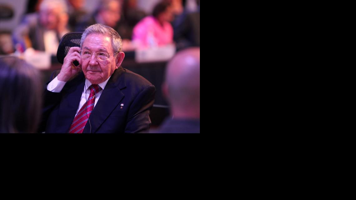 
El mandatario de Cuba, Raúl Castro, durante la inauguración de la III Cumbre de la Comunidad de Estados Latinoamericanos y Caribeños (Celac) el miércoles 28 de enero de 2015, en Belén, Costa Rica.
