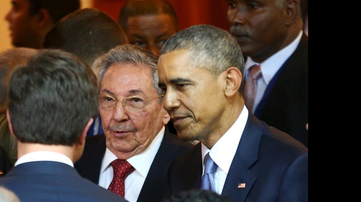 Obama y Castro se reunieron en Panamá durante la Cumbre de las Américas.
