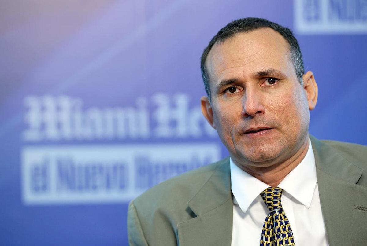 El disidente cubano José Daniel Ferrer, líder de la Unión Patriótica de Cuba (UNPACU), durante un encuentro con la junta editorial de el Nuevo Herald y el Miami Herald el 26 de mayo del 2016.