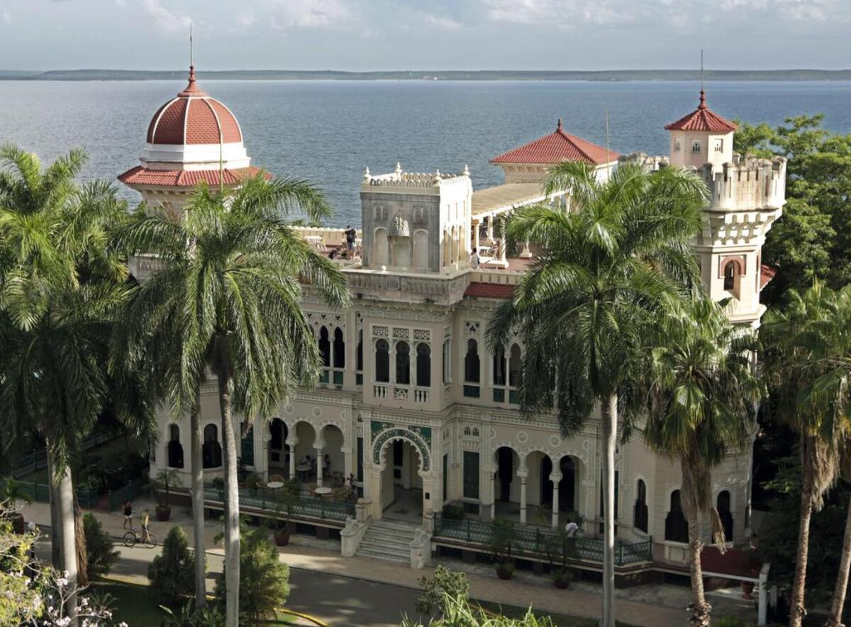 The Palacio del Valle is a Cienfuegos, Cuba, landmark. Ultra-luxury cruises that will be offered by Seabourn will include an overnight stop in Cienfuegos.