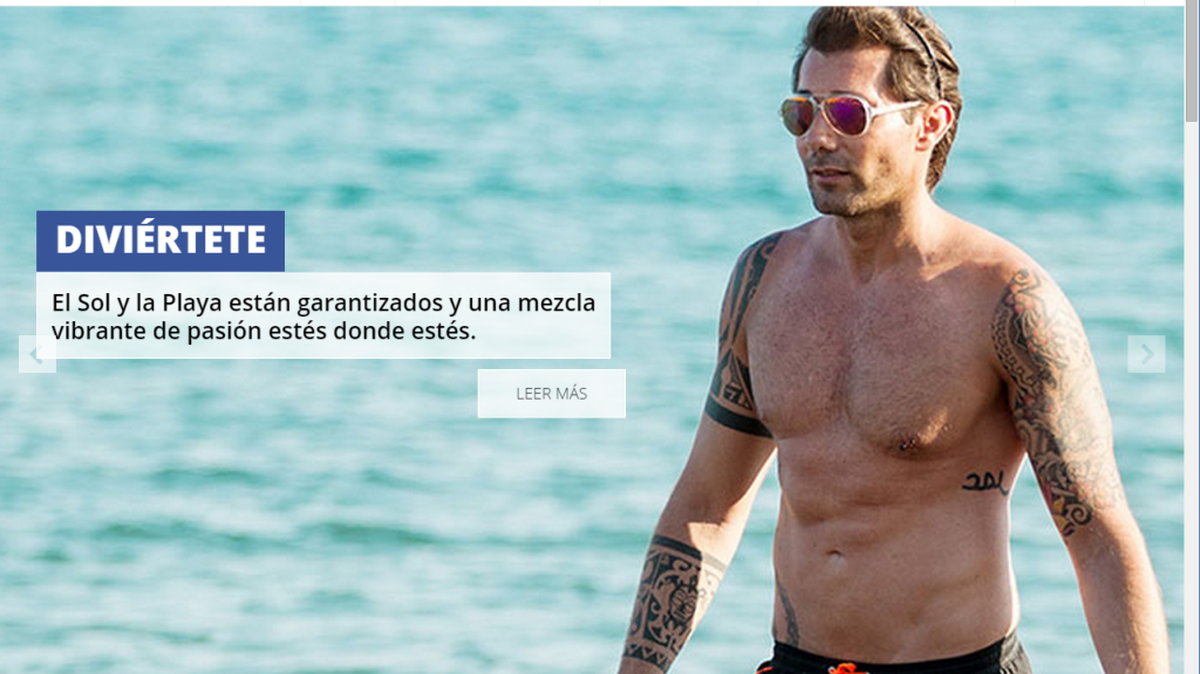 
Sitio web ‘micayitocuba.com’ que sirve a los turistas gay interesados en vacacionar en Cuba. 
