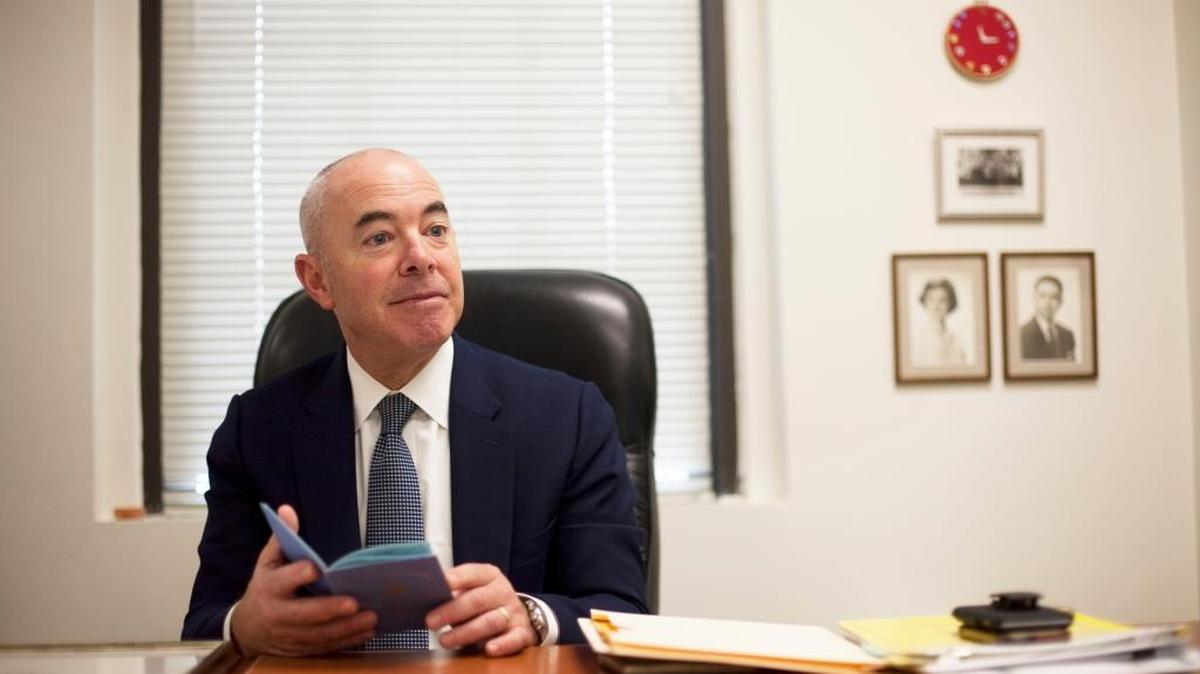 Alejandro Mayorkas briefly talks about his immigration vision during a bipartisan immigration summit.