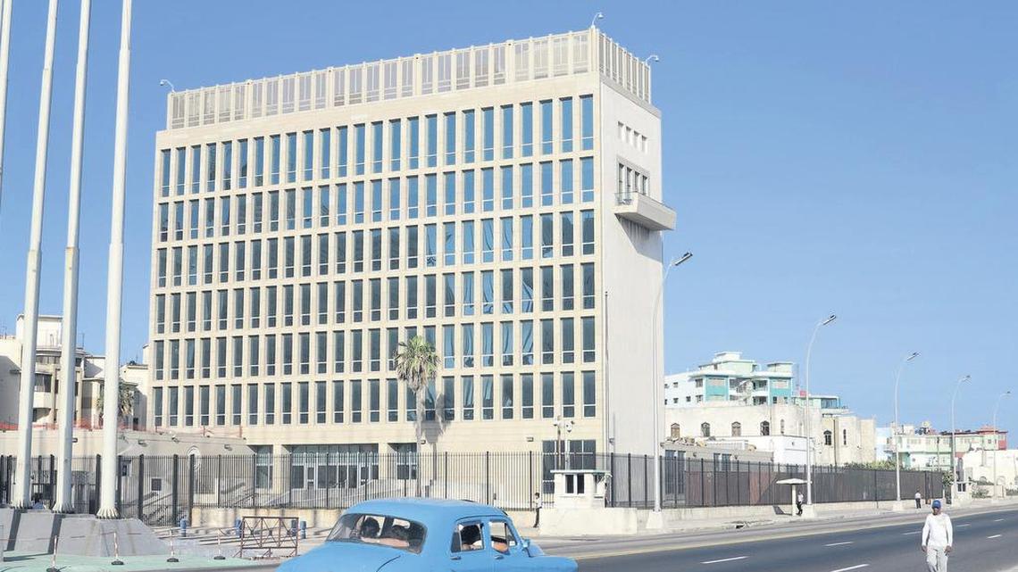The U.S. embassy in Havana. Photo by Tim Johnson/McClatchy/TNS.