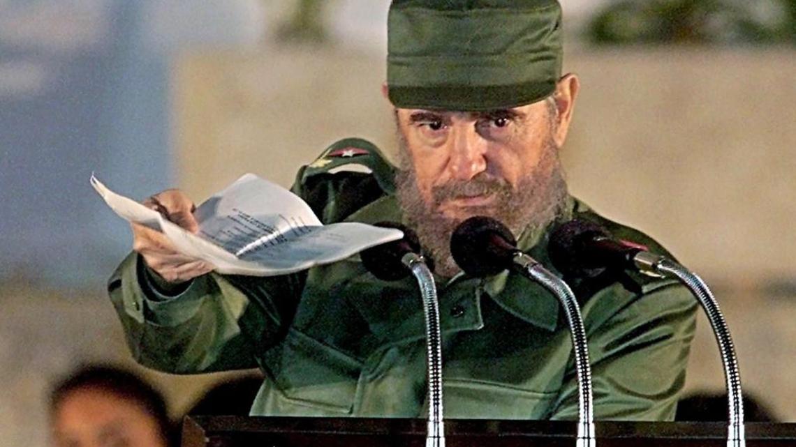 Fidel Castro en diciembre de 1999, en La Habana.