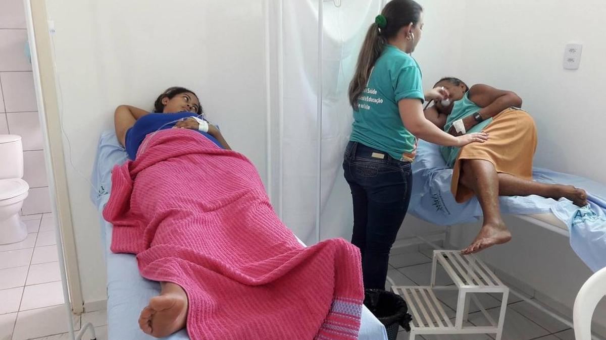 La médica Diusca Ortiz atiende algunos pacientes en Brasil.