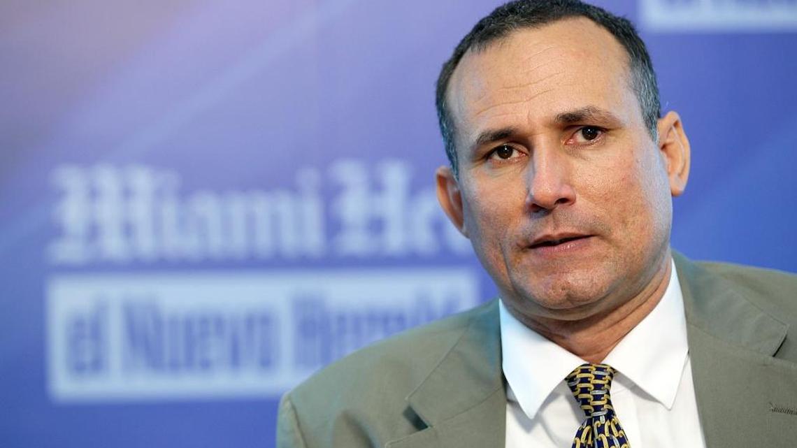 José Daniel Ferrer durante una visita a Miami en el 2016.