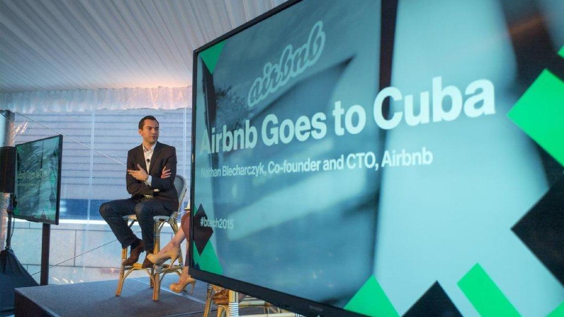 Nathan Blecharczyk, cofundador y director de tecnología de Airbnb Inc.