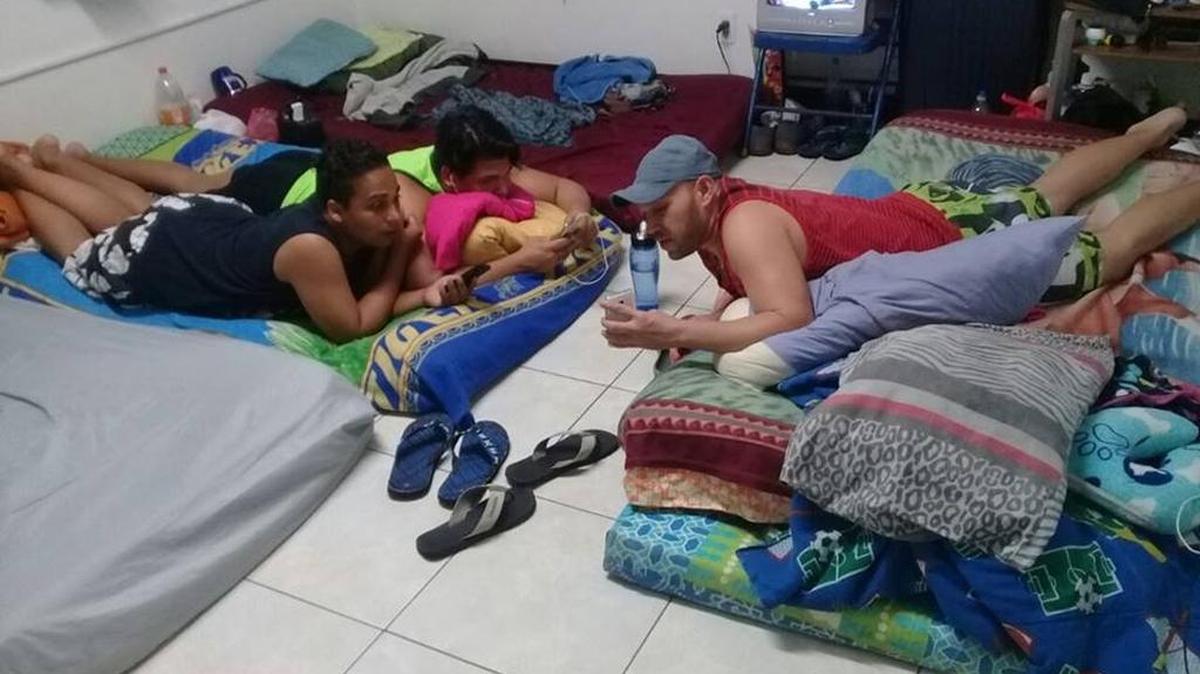 Cubanos varados en Panamá.