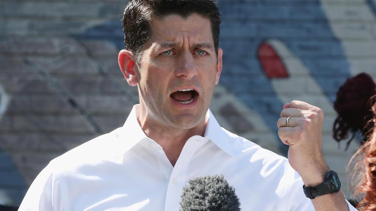 El presidente de la Cámara de Representantes, Paul Ryan.