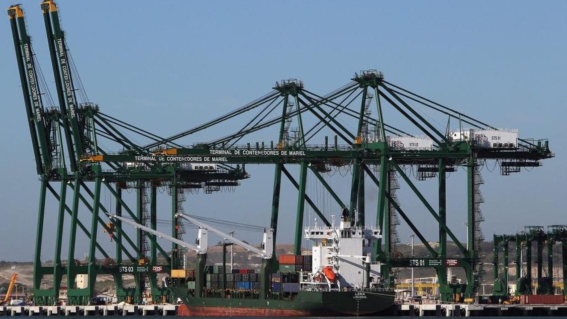 Vista general de la futura Zona Especial de Desarrollo del Mariel (ZEDM), en Artemisa ( 45 kilaametros al oeste de La Habana).