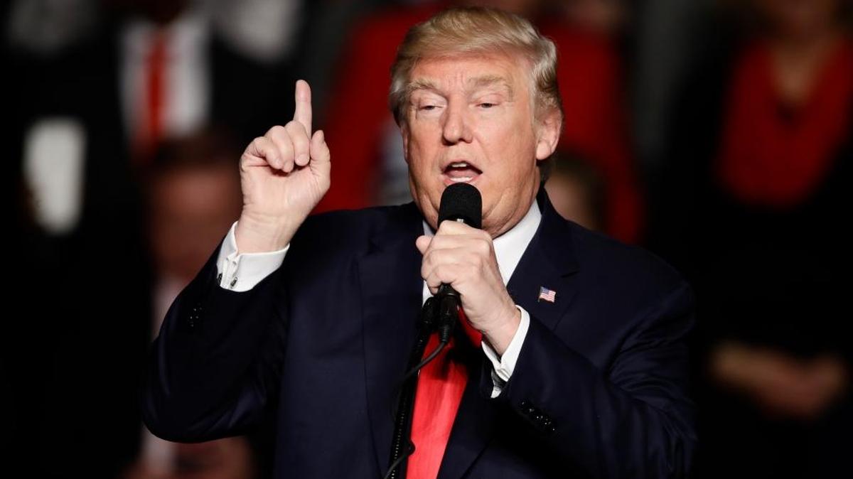 El presidente electo Donald Trump en un evento en Giant Center, en Hershey, Pensilvania, el 15 de diciembre.