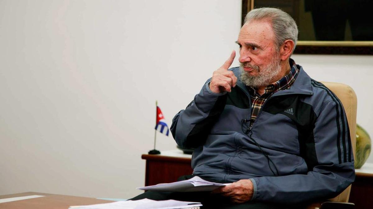 Fidel Castro durante una participación en el programa de televisión Mesa Redonda en julio del 2010.