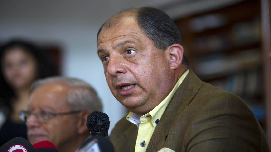 Luis Guillermo Solis, presidente de Costa Rica.