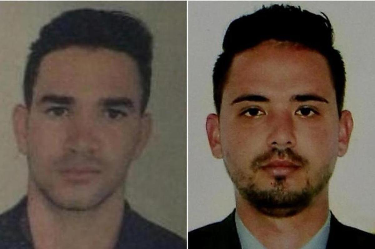 Osmani Hidalgo Leyva (izq) y el sobreviviente Armando Sosa González
