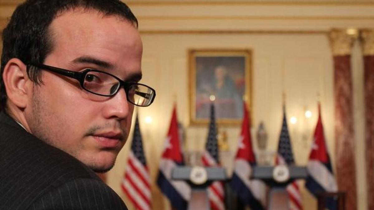 El periodista gubernamental Sergio Alejandro Gómez.