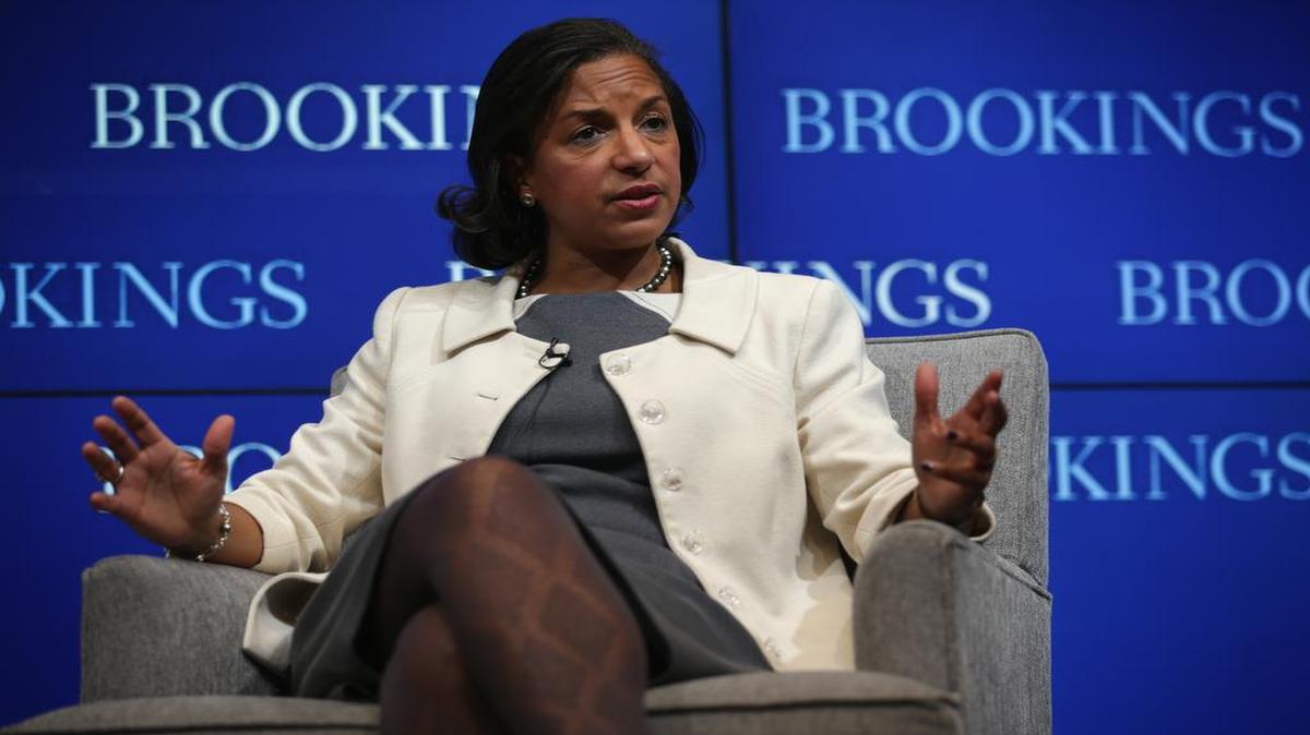 La asesora de Seguridad Nacional de la Casa Blanca, Susan Rice, durante una comparecencia en Brookings Institution en Washington, en febrero del 2015.