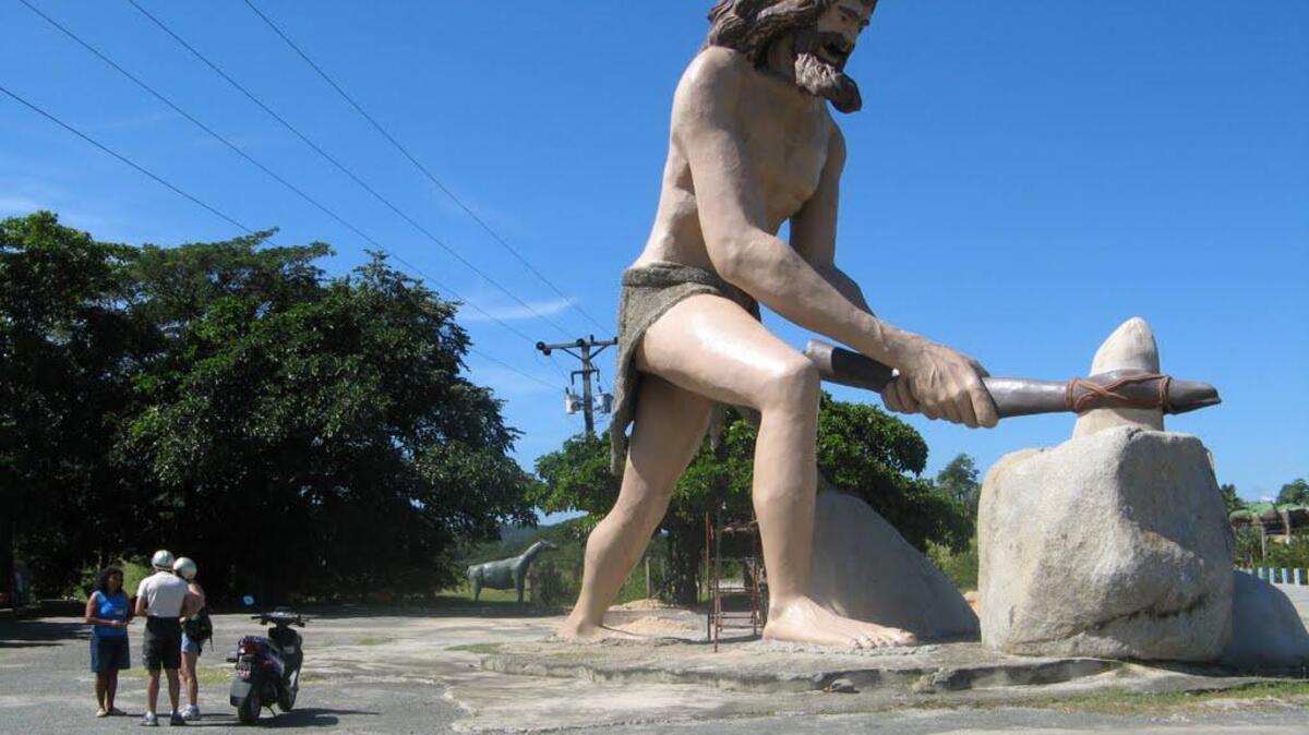 El Valle de la Prehistoria, una atracción al estilo Parque Jurásico en Santiago de Cuba.