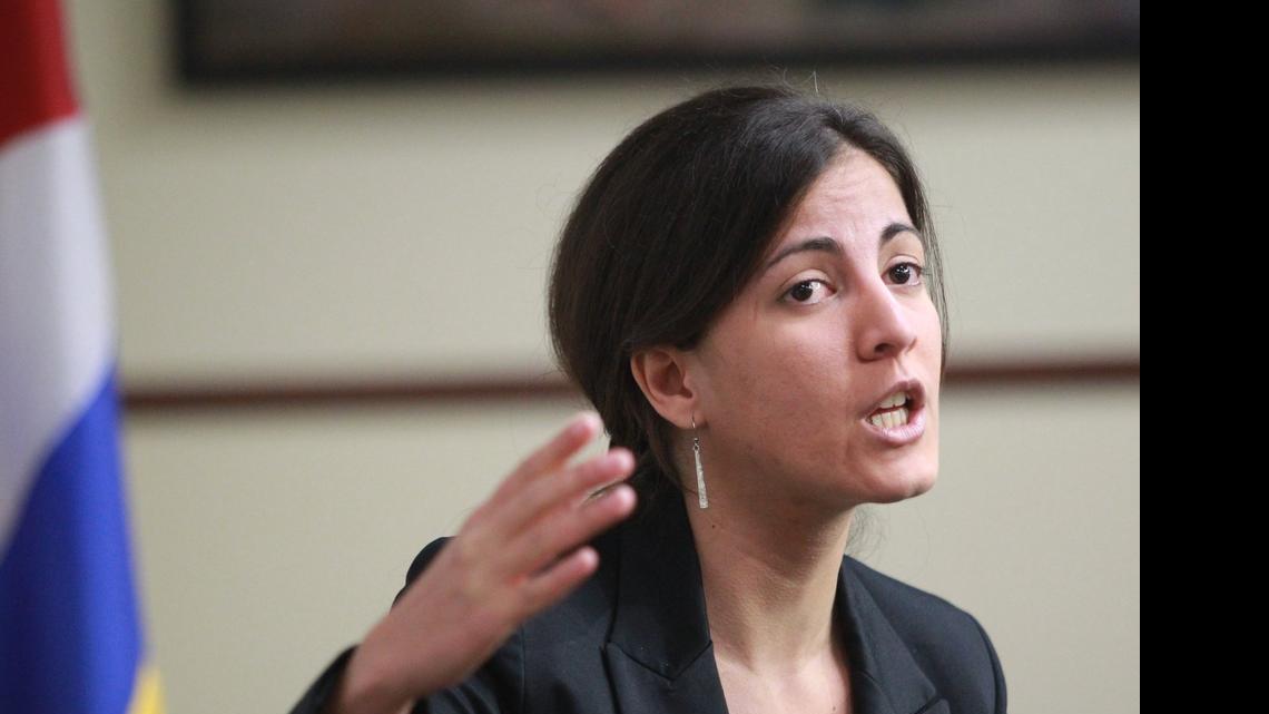 
Rosa María Payá, hija del difunto activista cubano Oswaldo Payá. Foto de archivo.
