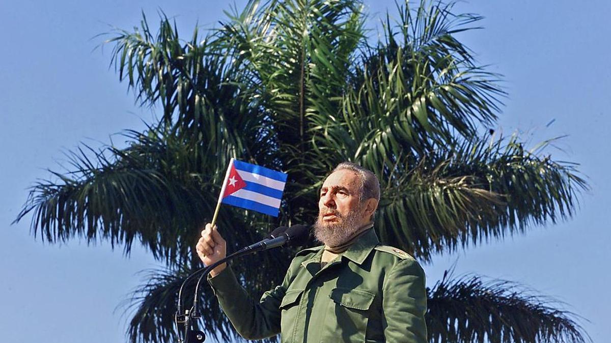 Fidel Castro en 2001.