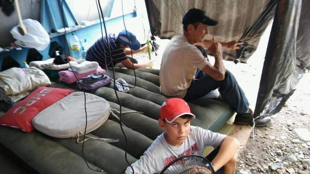 Cubanos varados en Panamá.