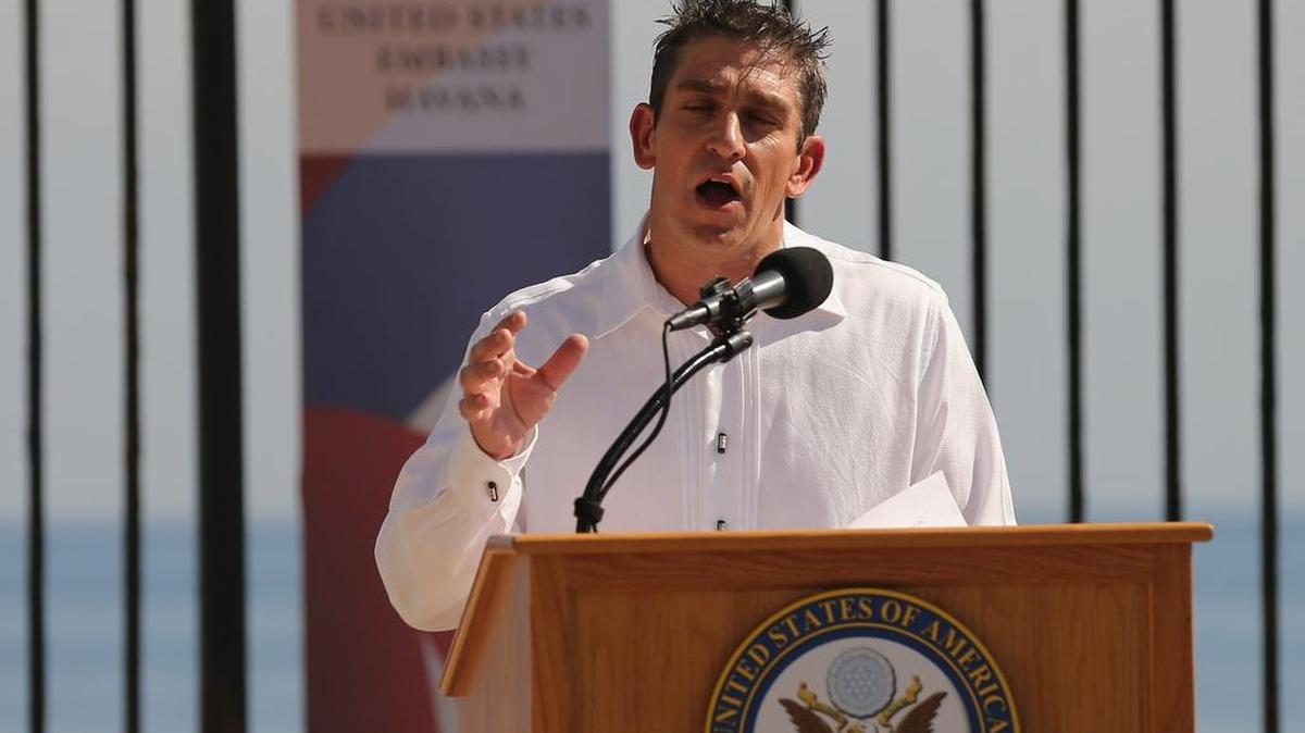 
El poeta cubanoamericano Richard Blanco, uno de los autores partipantes en la próxima Feria del Libro en Miami.

