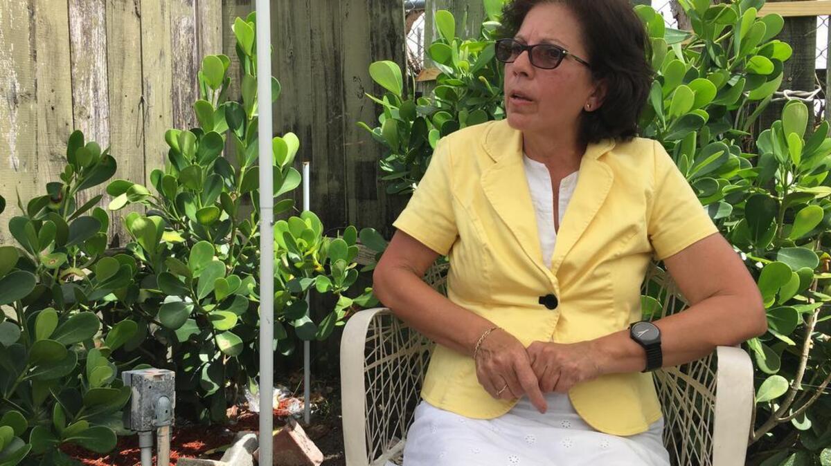 Ofelia Acevedo, viuda de Oswaldo Payá, ex presidente del Movimiento Cristiano de Liberación.