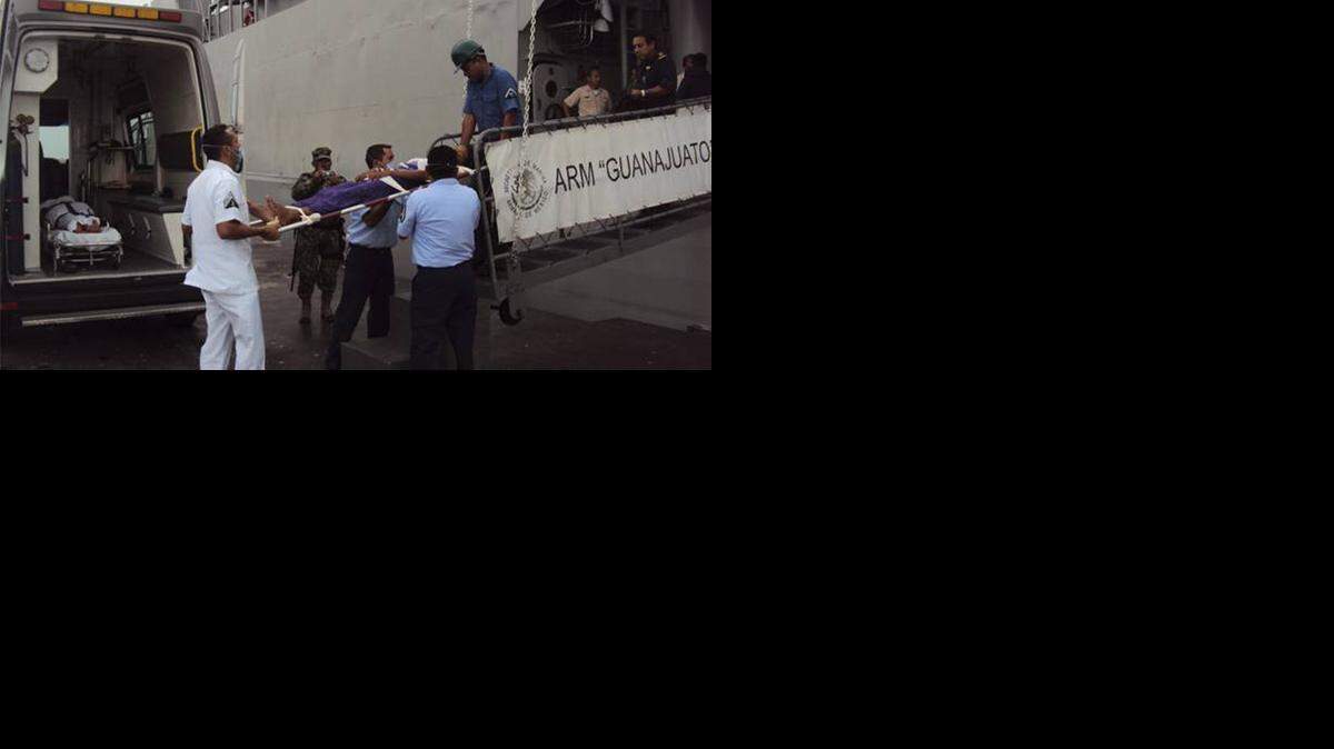 
Los cubanos cuando eran rescatados en Yucatán a fines de agosto
