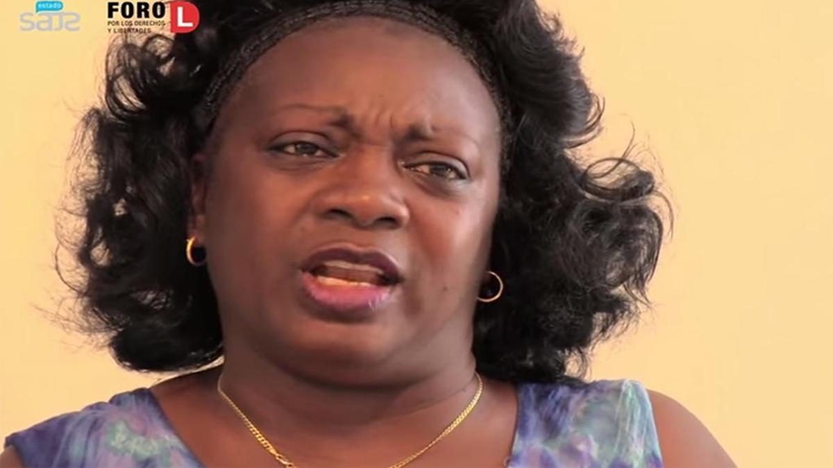 
Berta Soler, líder de las Damas de Blanco. 
