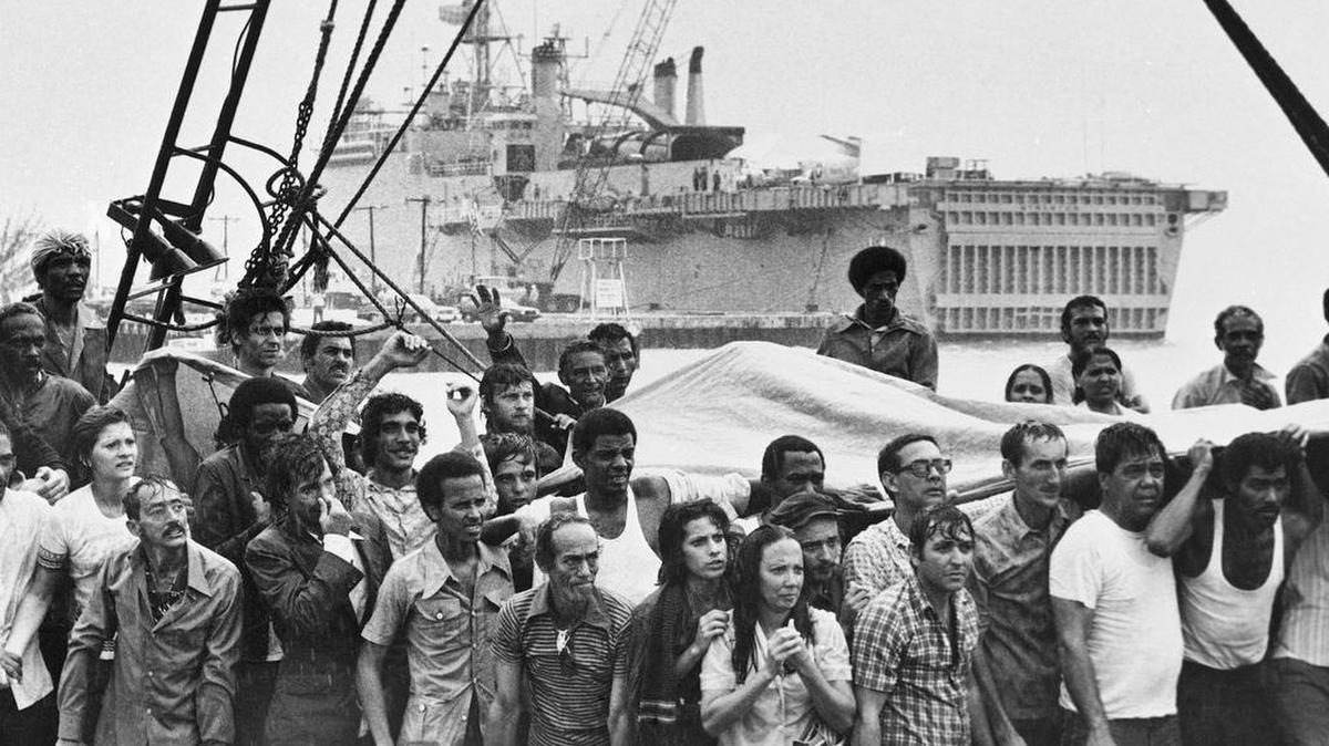 Refugiados cubanos llegan a Cayo Hueso en 1980. El éxodo fue uno de los acontecimientos que paralizó las intenciones del entonces presidente Jimmy Carter de levantar el embargo a la Cuba de Castro.