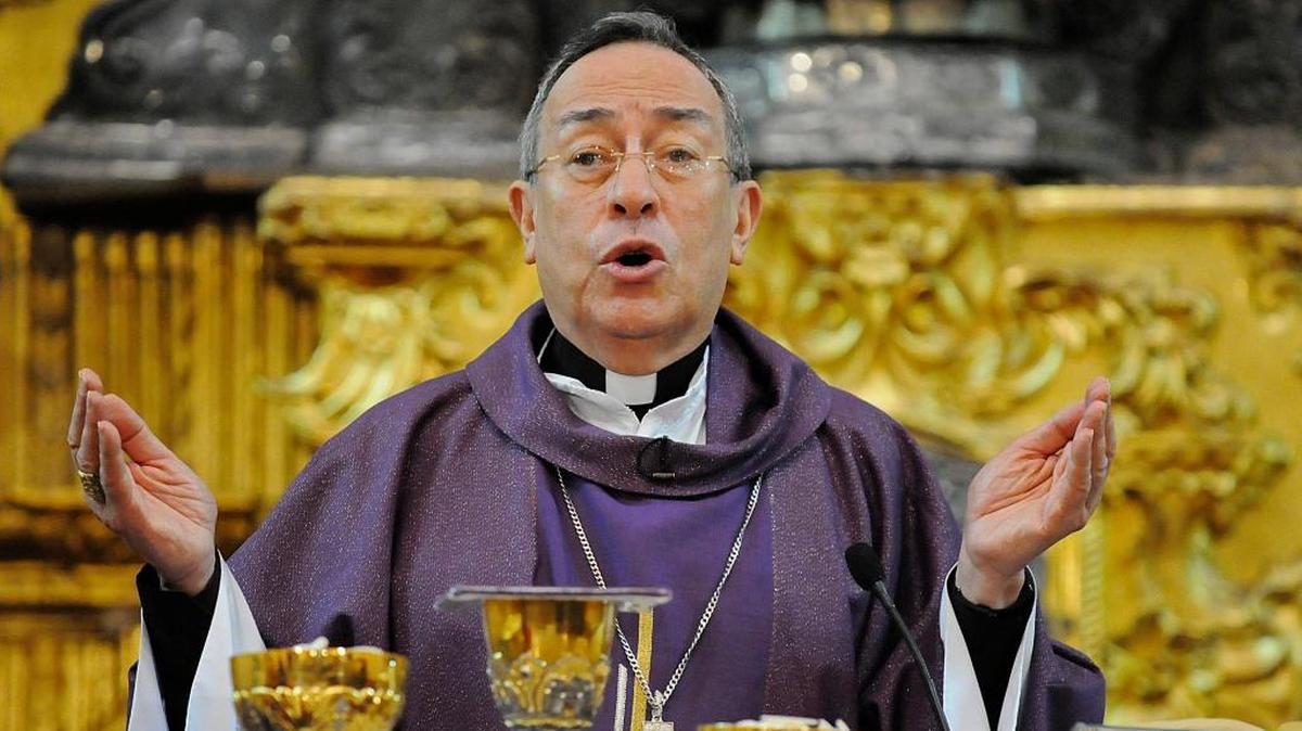 El cardenal hondureño Oscar Andrés Rodríguez Maradiaga en la catedral de Tegucigalpa en febrero del 2013.