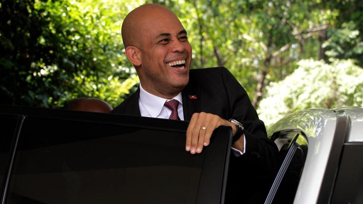 El presidente de Haití, Michel Martelly. El mandatario firmó un acuerdo político con varios sectores del país para solventar la crisis. Foto de archivo.