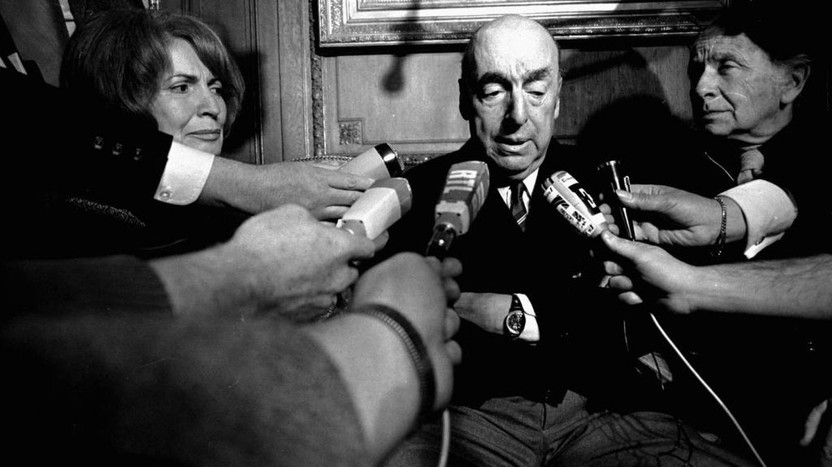 Pablo Neruda en una fotografía del 21 de octubre de 1971.