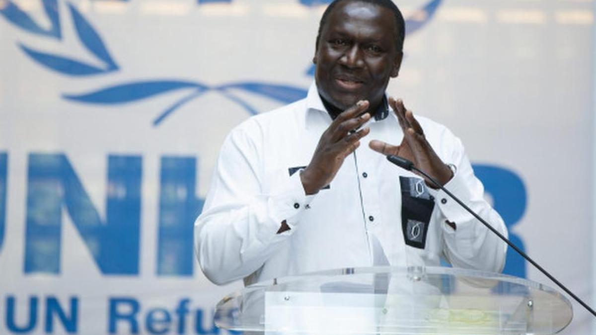George Okoth-Obbo, Alto Comisionado de las Naciones Unidas para los Refugiados.