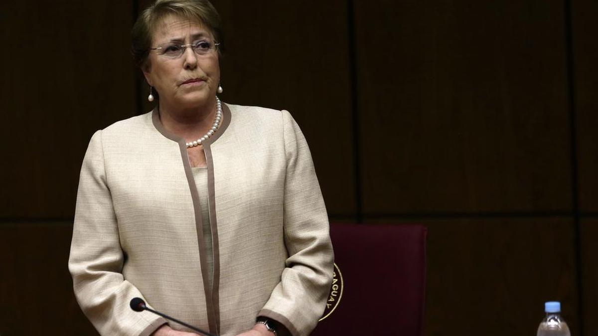 La presidenta Michelle Bachelet en una fotografía del 21 de agosto de 2015.