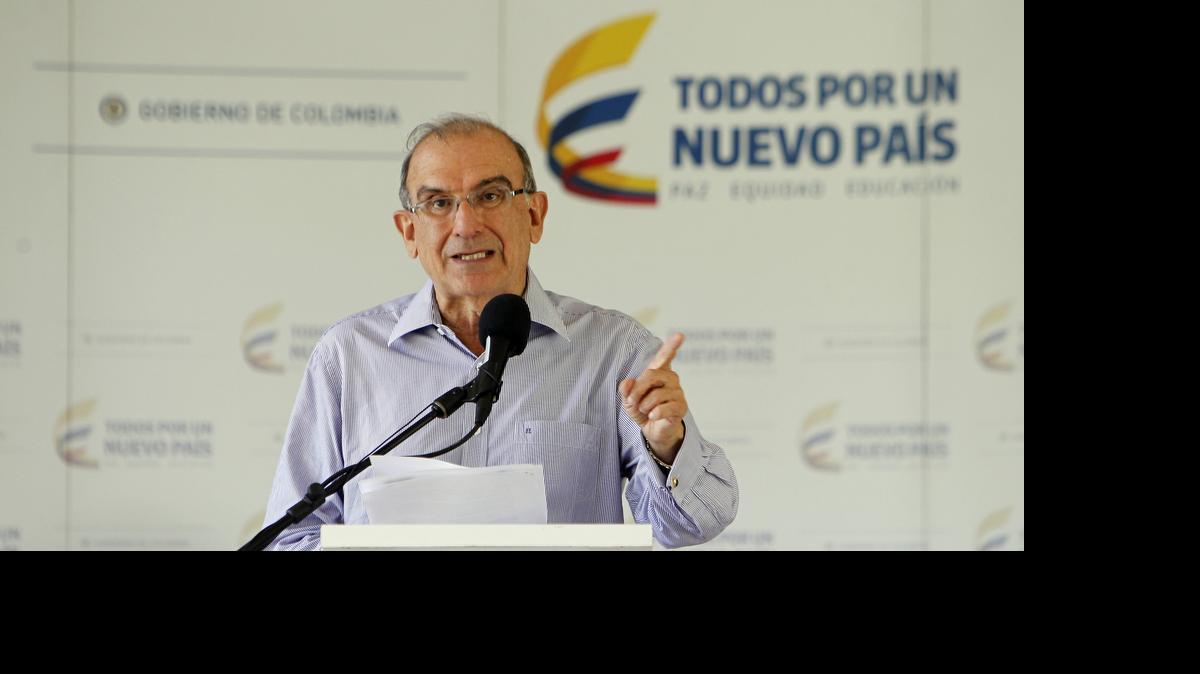 
Humberto de la Calle, jefe de la delegación de paz del Gobierno colombiano.
