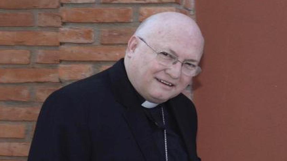 
El obispo conservador paraguayo Rogelio Livieres, destituido por el papa Francisco tras protagonizar una serie de escándalos por encubrimiento de pedofilia, en Ciudad del Este, Paraguay. 
