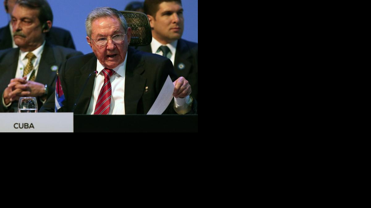 
El mandatario cubano Raúl Castro habla el miércoles durante la inauguración de la Cumbre de la Celac, en Costa Rica.
