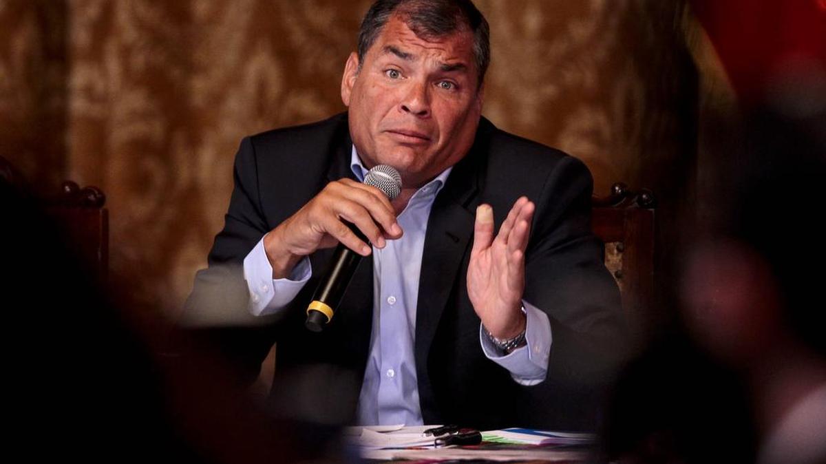 El presidente de Ecuador, Rafael Correa, el miércoles 20 de enero de 2016, en Quito (Ecuador).