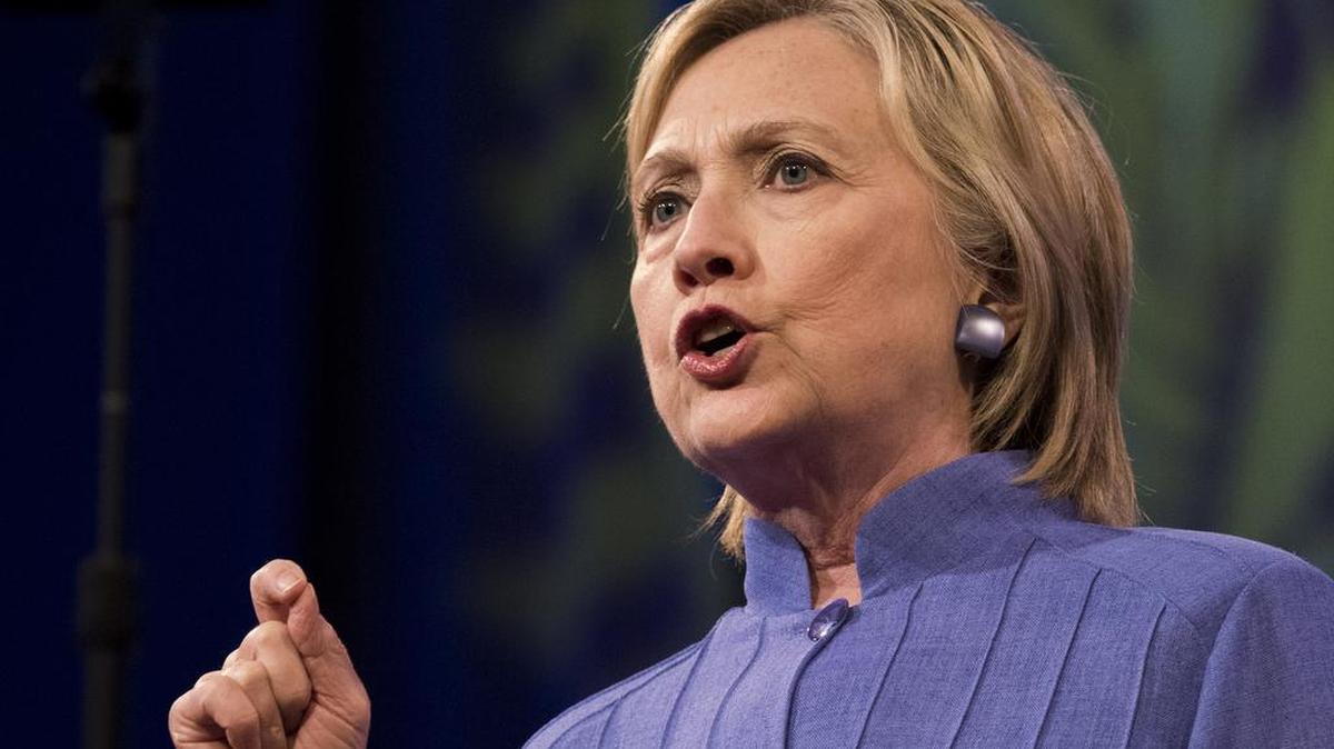 La candidata demócrata Hillary Clinton.