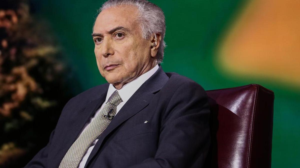 El presidente brasileño Michel Temer durante una entrevista de la televisión de Bloomberg en Nueva York el 19 de septiembre de 2016.