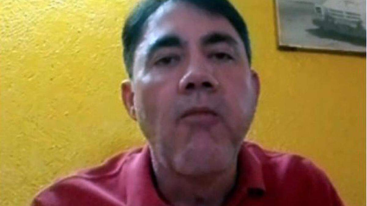 Dámaso López Núñez en una imagen sacada de video.