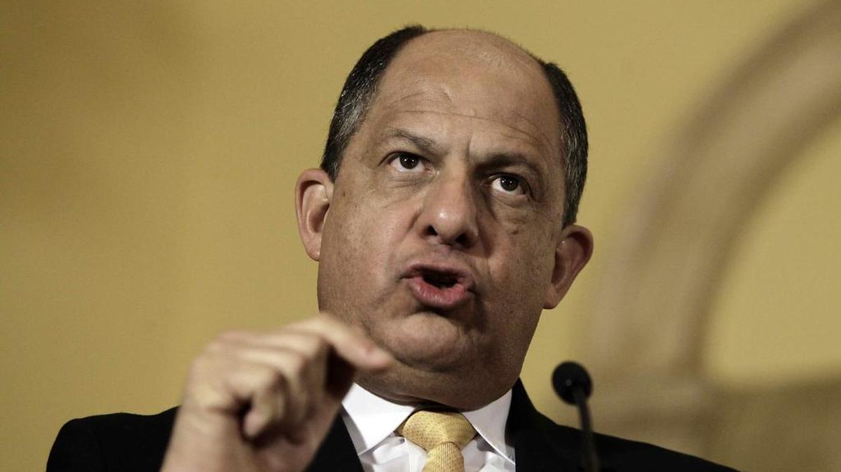 Luis Guillermo Solís, presidente de Costa Rica.