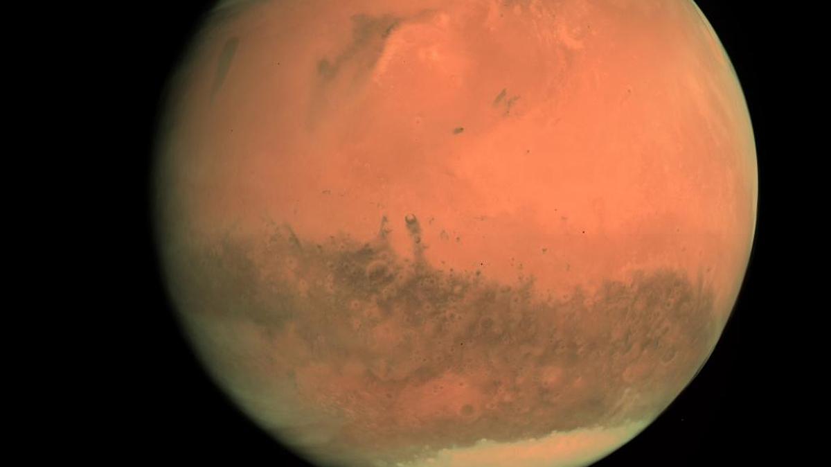
Imagen del planeta Marte. 
